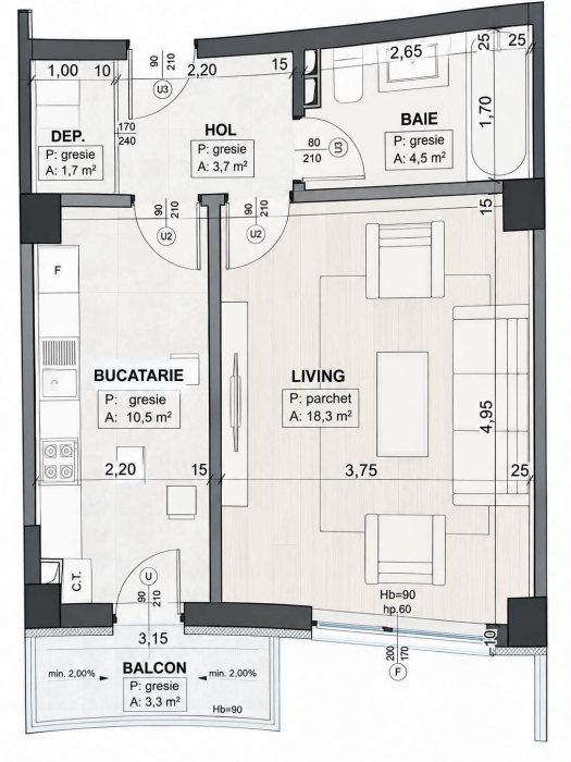 Apartament Bucium 