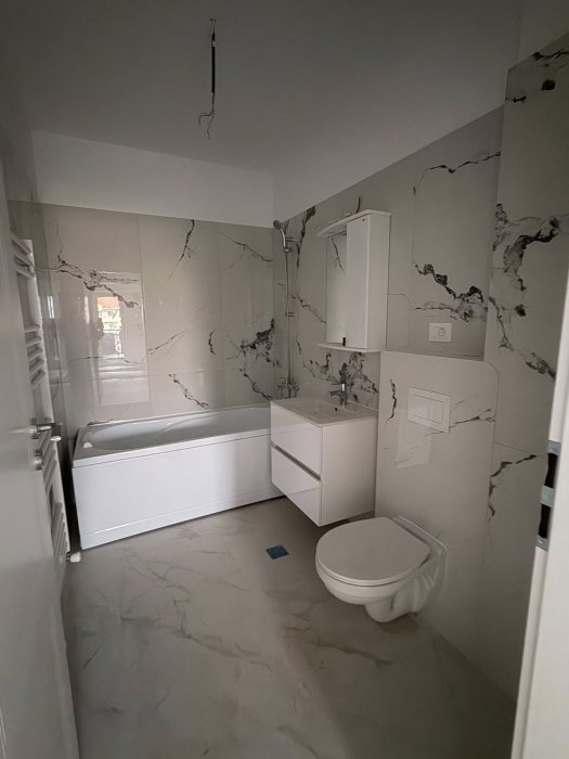 Apartament nou, 1 camera D 42 mp 75600 Euro intabulat
