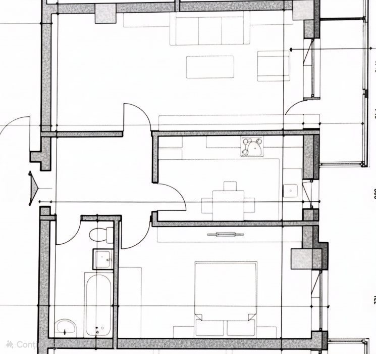 2 camere decomandat Galata Panoramic 