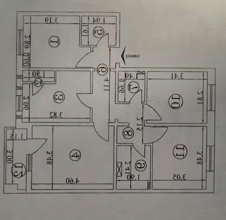 4 camere decomandat Galata 