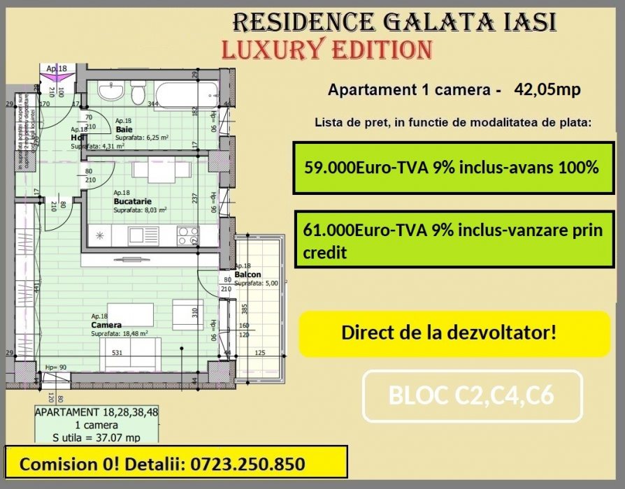 Apartamente noi, complex rezidential