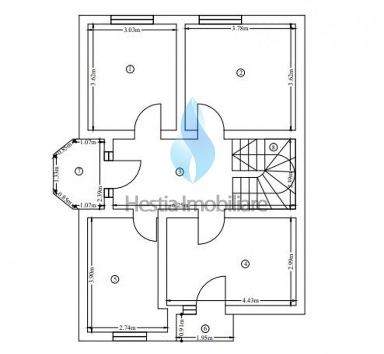 Vila individuala,P+E, Bucium-zona Post Control.