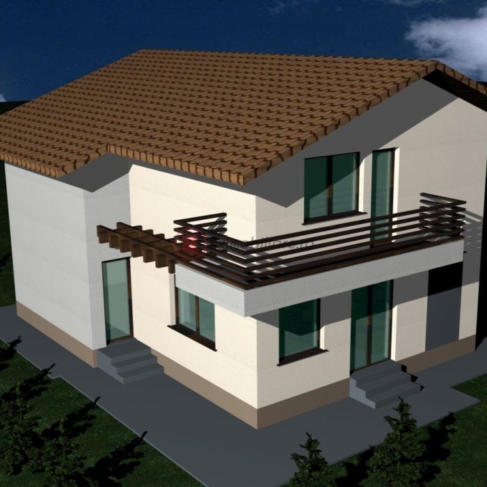 Casă individuală parter și etaj, 5 camere, 140mp, Păun