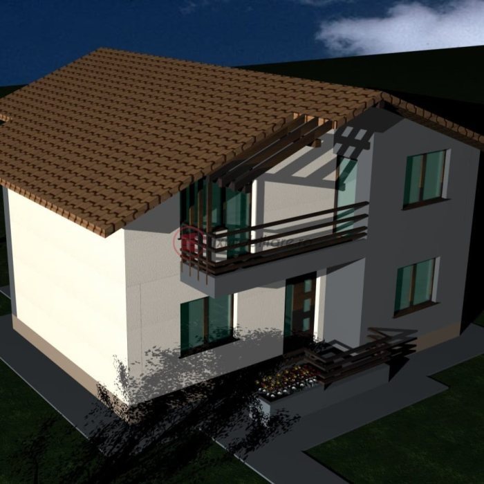 Casă individuală parter și etaj, 5 camere, 140mp, Păun