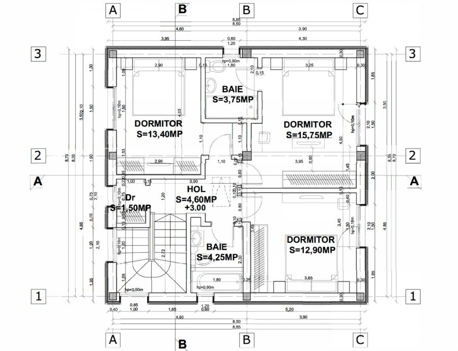 RO/EN/D Casa individuala finisata la cheie, 119 mpu, teren 714 mp
