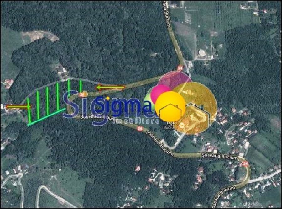 Teren  de vanzare Bucium Iasi Loturi de  5000mp