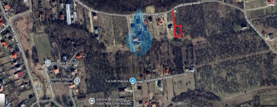 1644mp teren intravilan pentru constructii, Barnova.