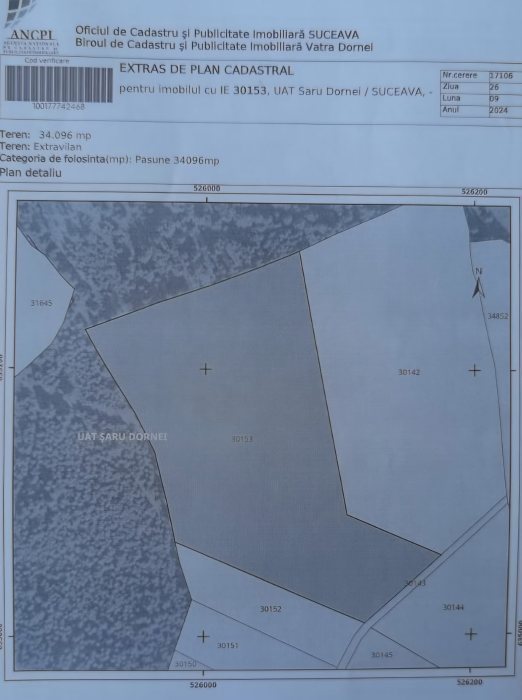 Teren Șaru Dornei- 34.096mp