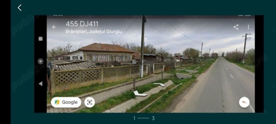 De vânzare urgent Casă Ilfov,Călugăreni,1500 mp (37.000 euro) și teren extravilan (1,3 euro/ mp), ca